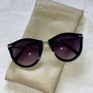 Mango black sunglasses + nice case